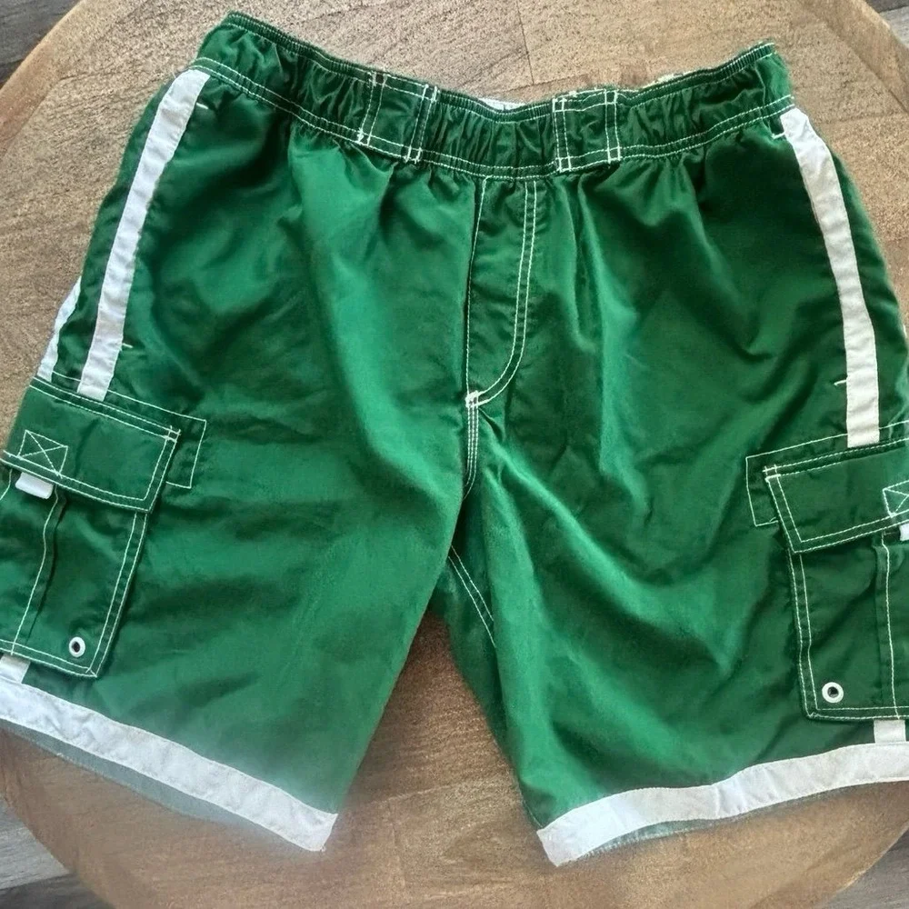 Old Navy Men's‎ Size Large Green Board Shorts